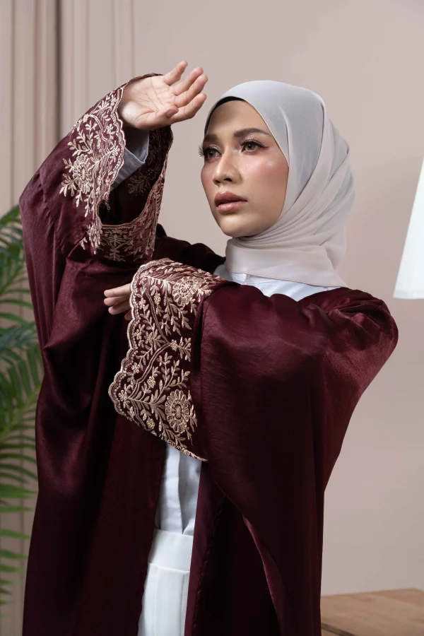 [Khadija] Burgundy