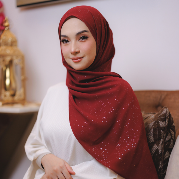 ADARAA GLITTER MAROON